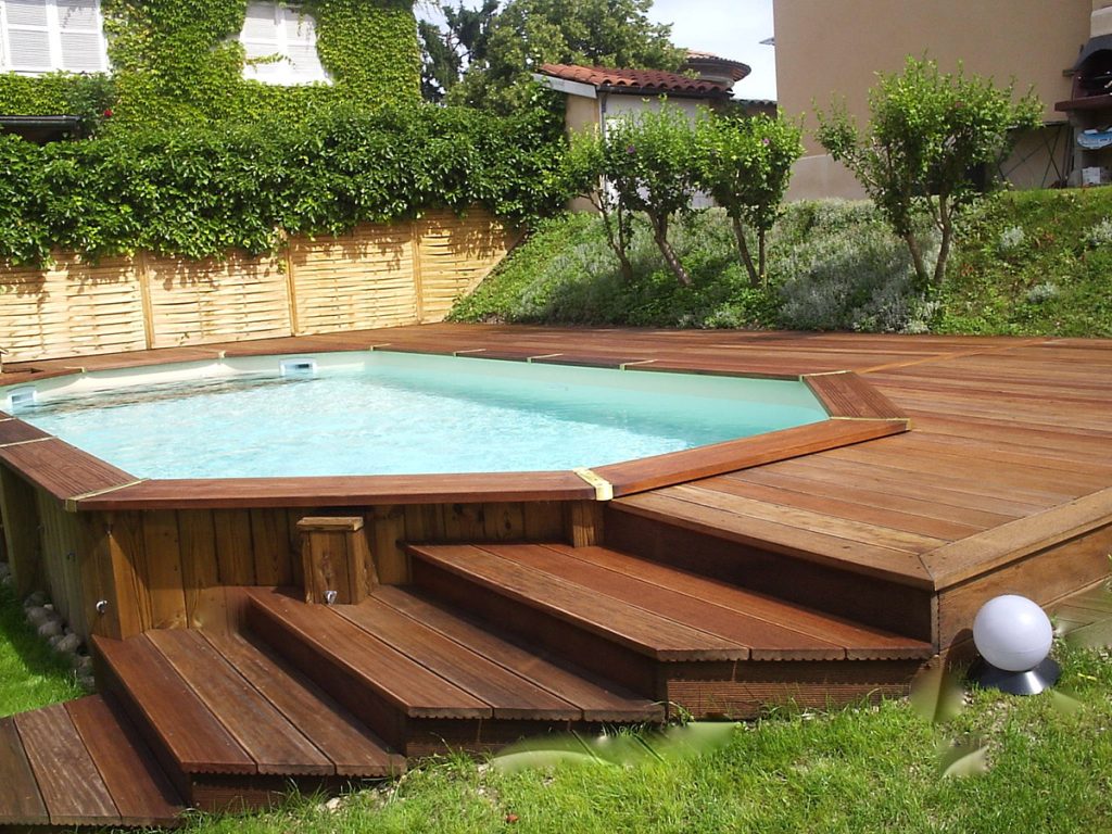 piscine hors sol en bois